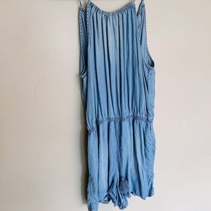 Chambray Jean romper